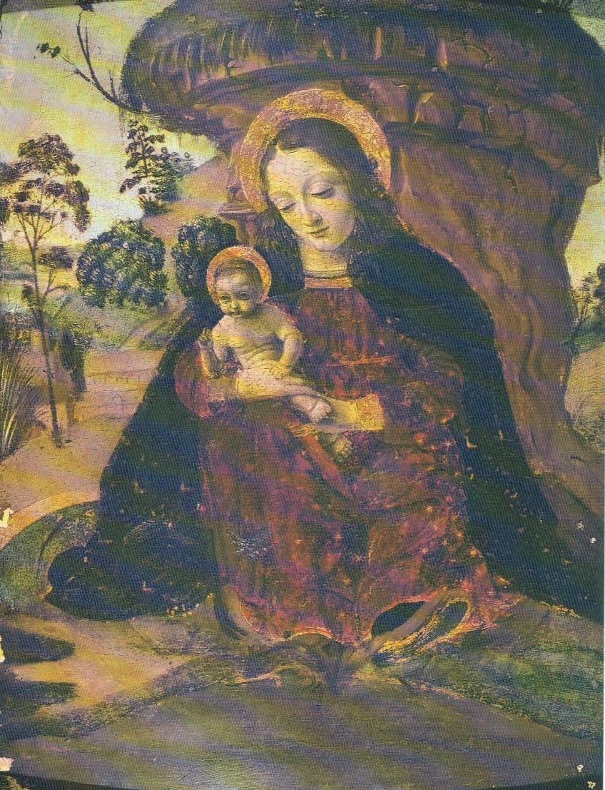 Madonna dell'Umiltà, Madonna con Bambino (dipinto, opera isolata) di Maestro della Pala Sforzesca (inizio sec. XVI)