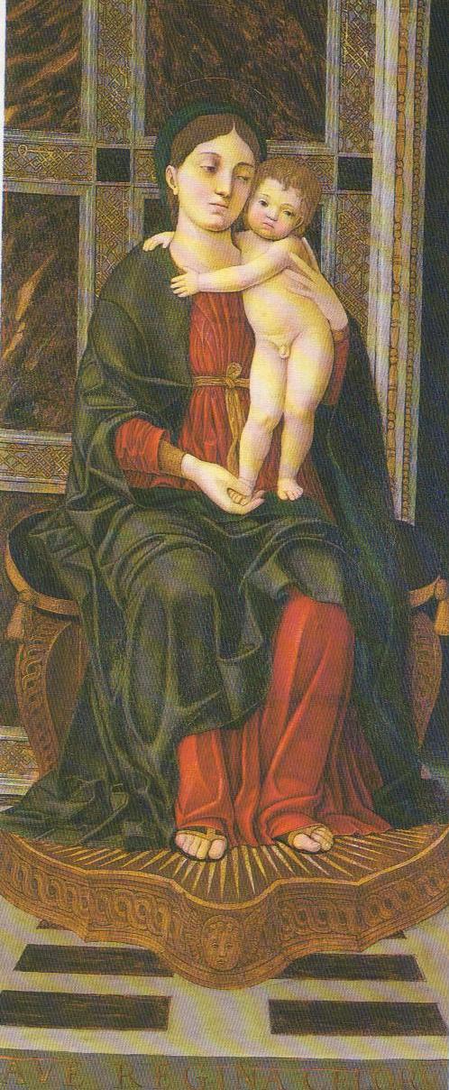 Madonna con il Bambino, Madonna con Bambino (dipinto, opera isolata) di Mantegna Andrea (cerchia) (fine sec. XV)