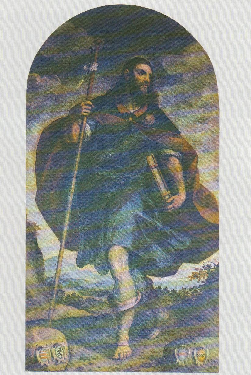 San Giacomo Maggiore, San Giacomo Maggiore (dipinto, opera isolata) di Negretti Jacopo detto Palma il Giovane (sec. XVII)