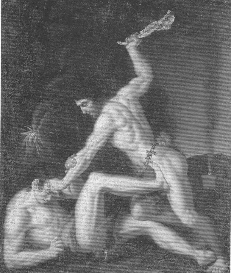 Caino uccide Abele, Caino uccide Abele (dipinto, opera isolata) - ambito napoletano (metà sec. XVII)