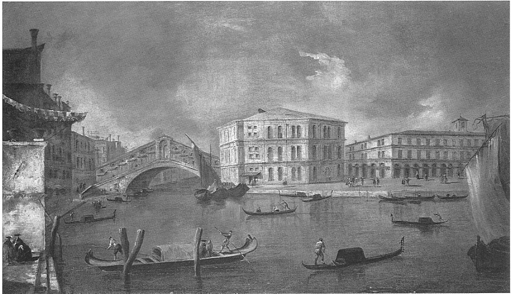 Veduta di Venezia, veduta di Venezia (dipinto, opera isolata) - ambito veneto (sec. XVIII)