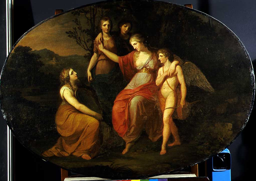 La toletta di Venere, toletta di Venere (dipinto, serie) di Appiani Andrea (sec. XVIII)