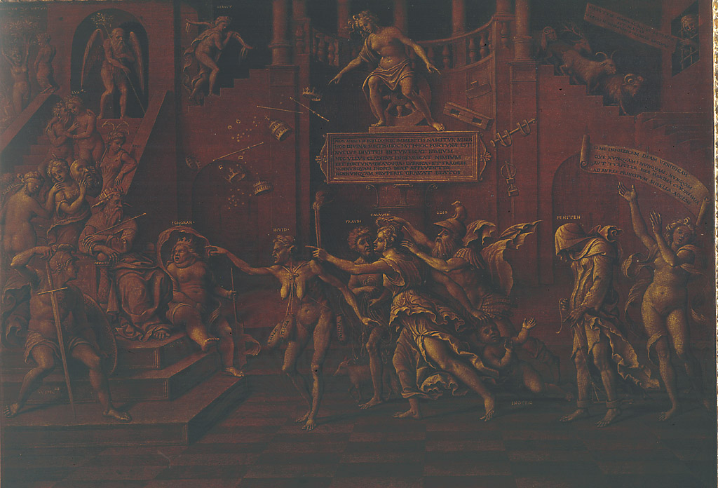 allegoria della Fortuna, allegoria della Fortuna (dipinto) di Leombruno Lorenzo (sec. XVI)