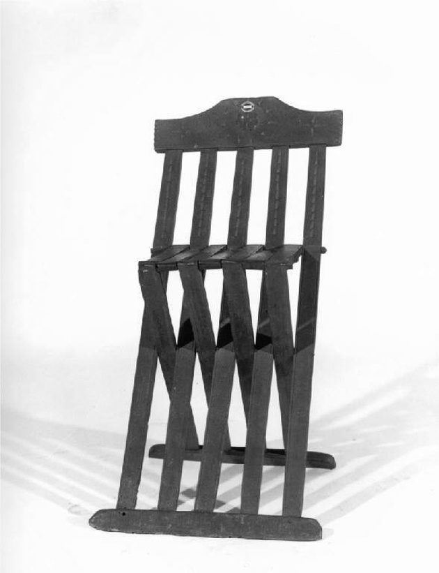 sedia - a icasse, opera isolata - manifattura toscana (fine/inizio secc. XV/ XVI)