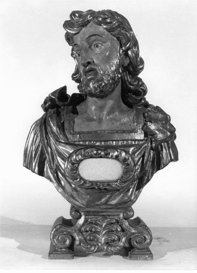 Santo (reliquiario - a busto, opera isolata) - manifattura lombarda (sec. XVIII)