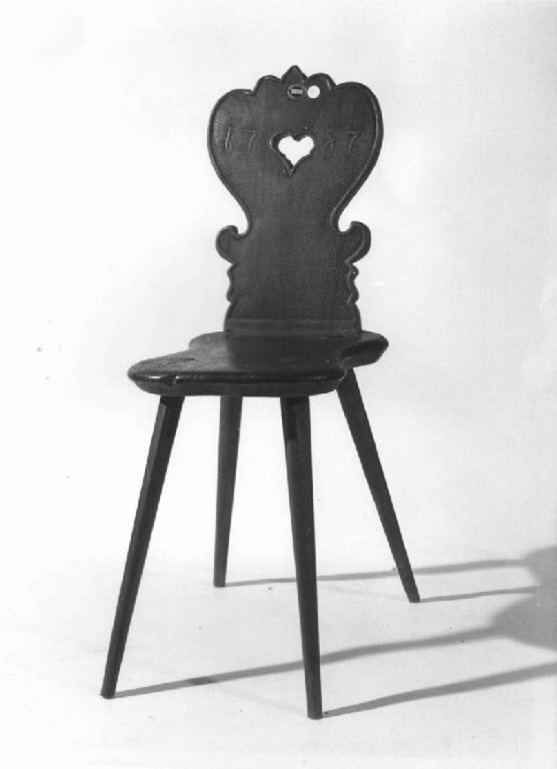 sedile, opera isolata - produzione Italia settentrionale (sec. XVIII)