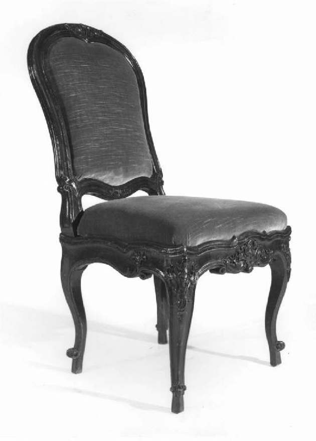 sedia, serie - manifattura Italia nord-orientale (metà sec. XVIII)