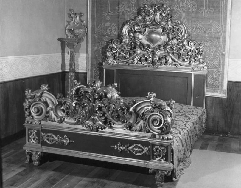 letto, opera isolata - produzione lombardo-emiliana (sec. XIX)