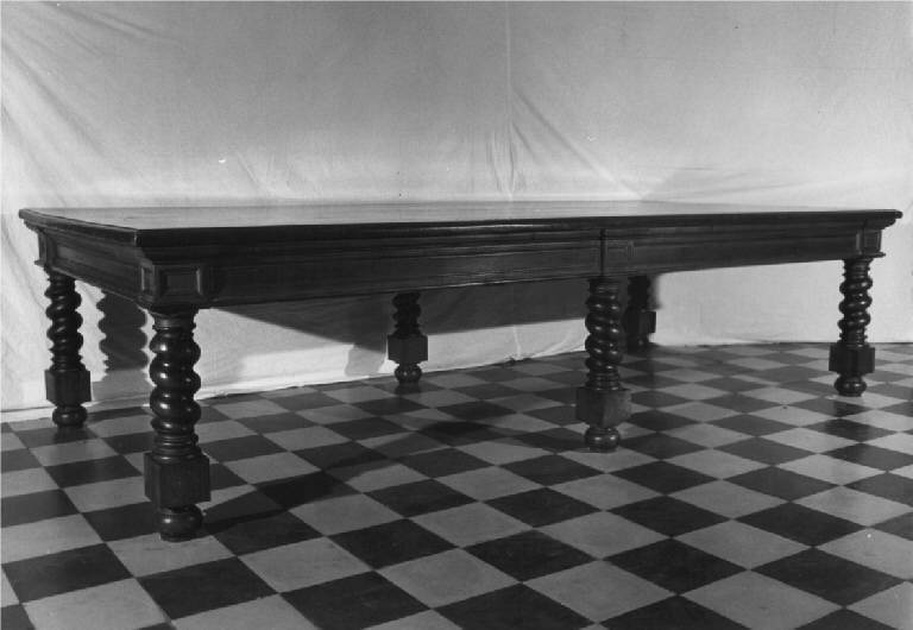 tavolo, opera isolata - produzione Italia settentrionale (sec. XIX)