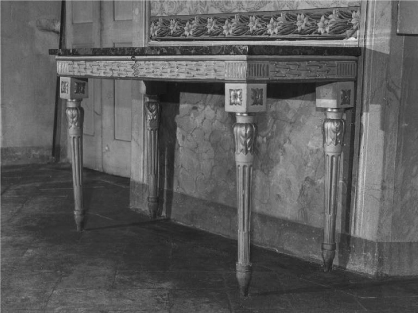 console, serie - manifattura lombarda (fine/inizio secc. XVIII/ XIX)