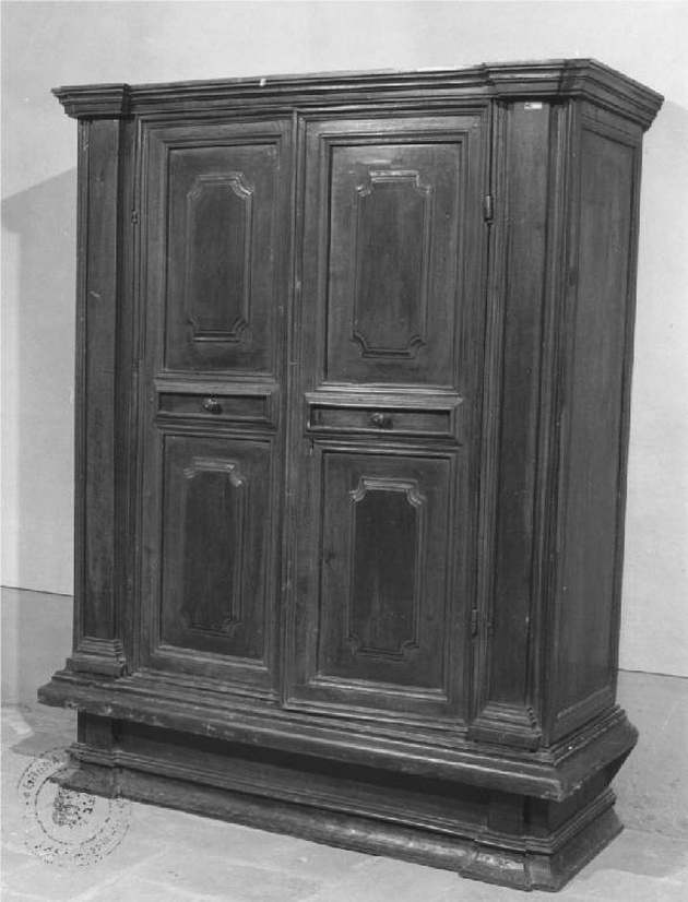 armadio, opera isolata - manifattura lombarda (sec. XVII)