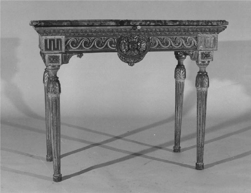 console, opera isolata - produzione lombardo-piemontese (ultimo quarto sec. XVIII)