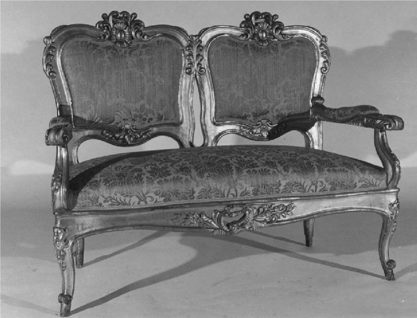 divano, opera isolata - manifattura lombarda (ultimo quarto sec. XIX)