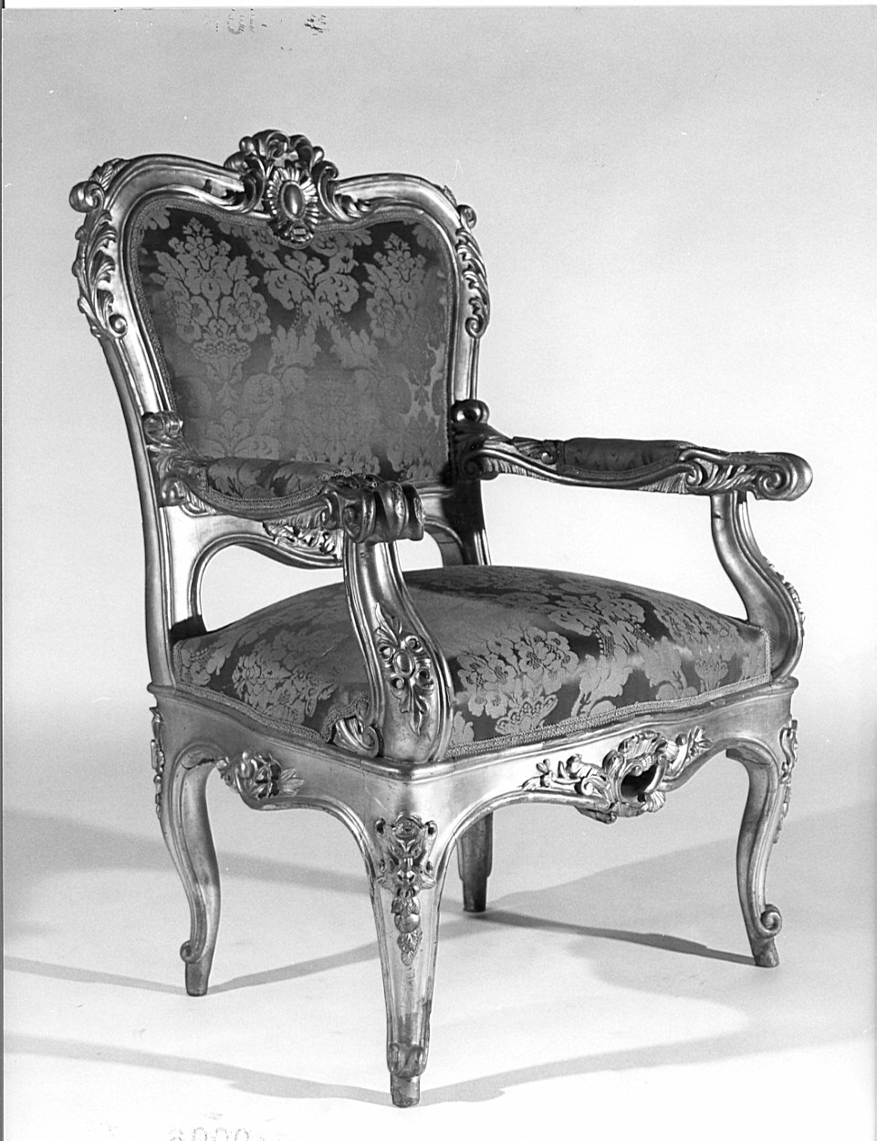 poltrona, serie - manifattura lombarda (ultimo quarto sec. XIX)