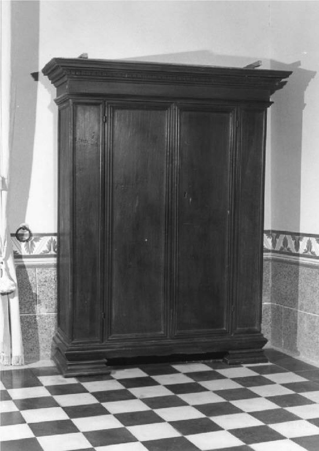 armadio, opera isolata - manifattura lombarda (sec. XVII)