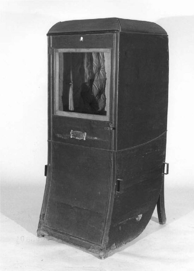 portantina, opera isolata - produzione lombarda (inizio sec. XIX)