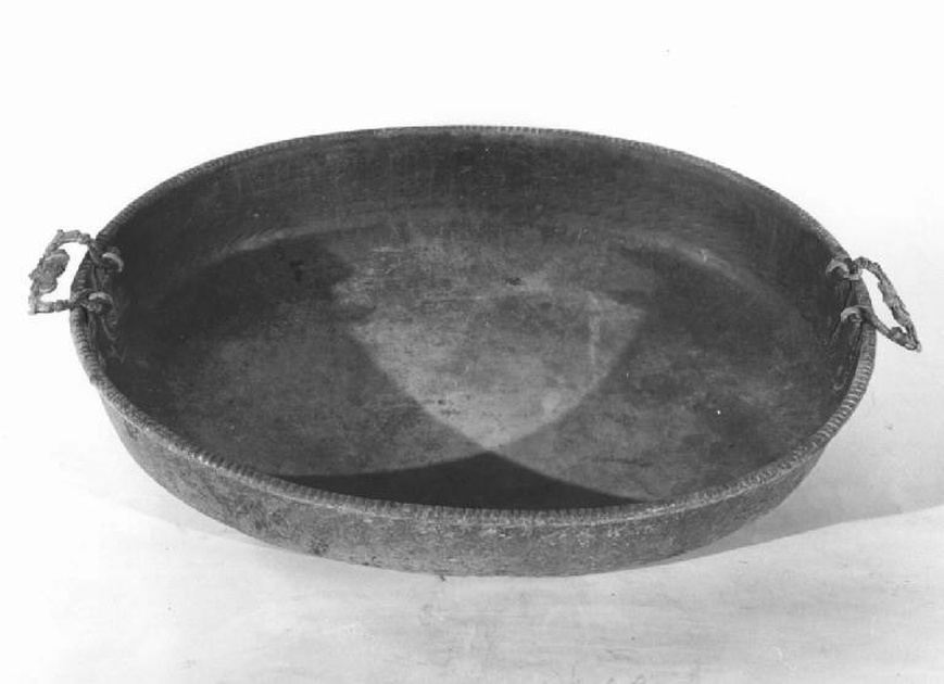 bacile, opera isolata - produzione Italia settentrionale (sec. XIX)