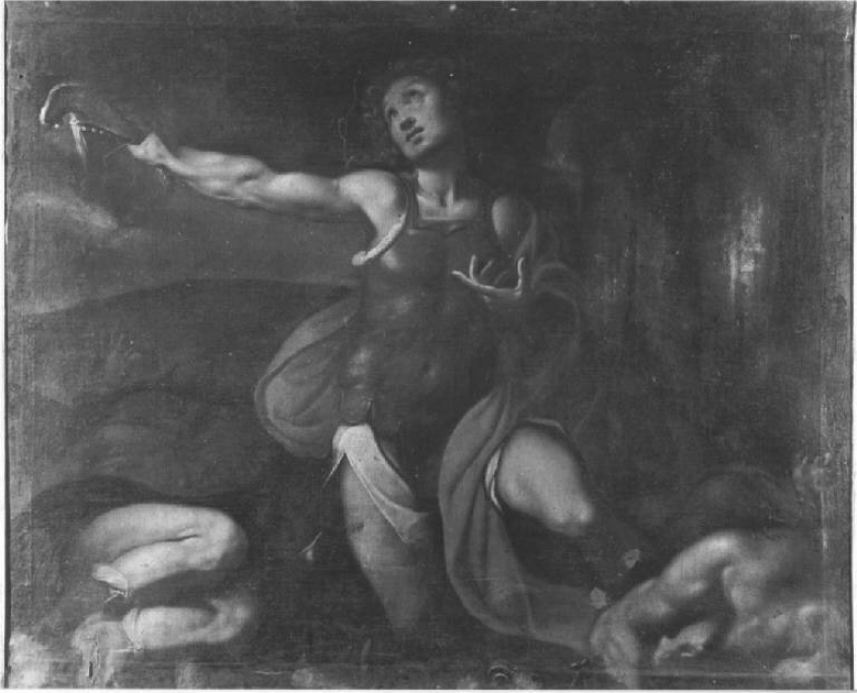 Santo guerriero (dipinto, opera isolata) di Chignoli Girolamo (sec. XVII)