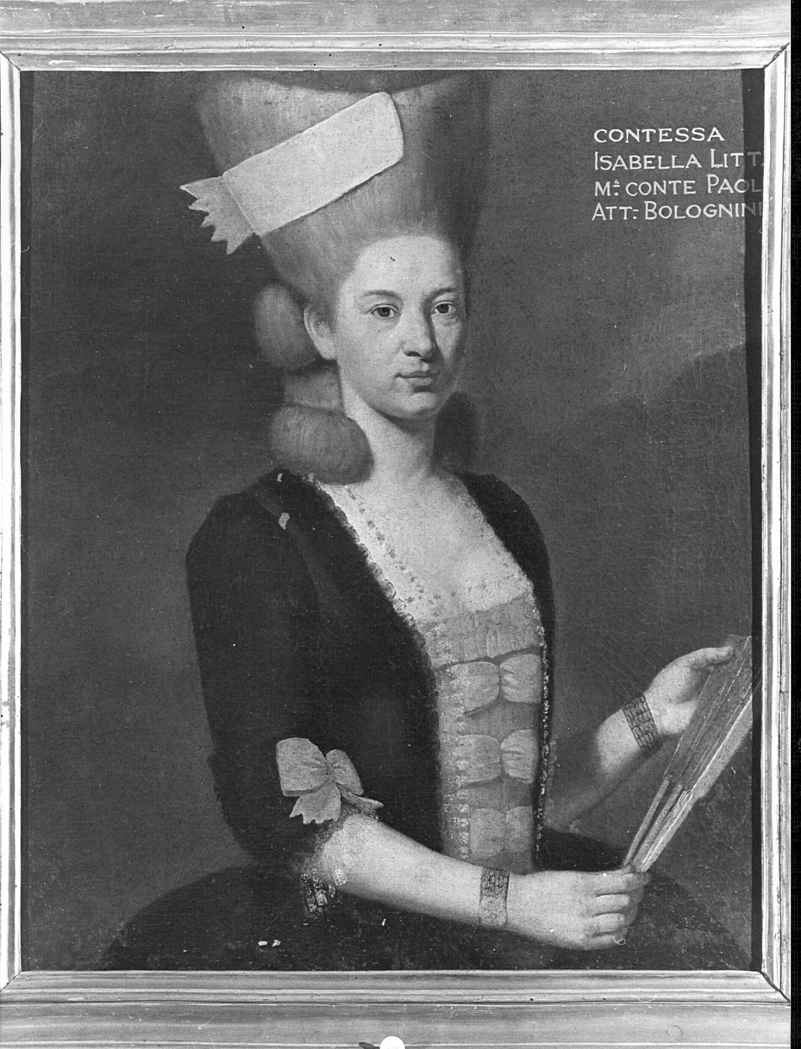 ritratto della contessa Isabella Litta (dipinto, opera isolata) - ambito lombardo (prima metà sec. XVII)