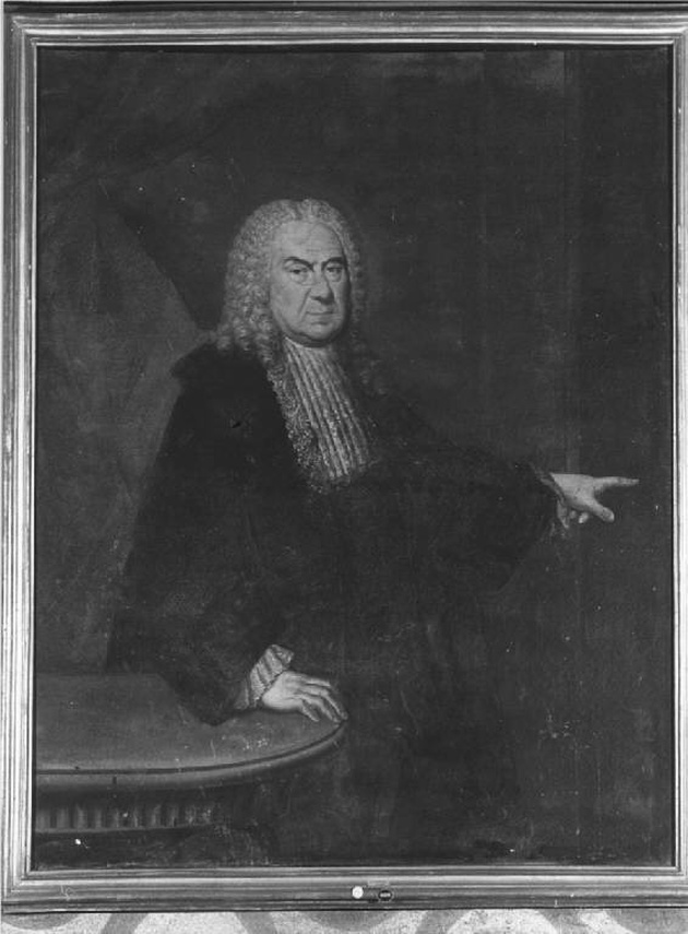 ritratto di antenato (dipinto, opera isolata) - ambito lombardo (fine sec. XVII)