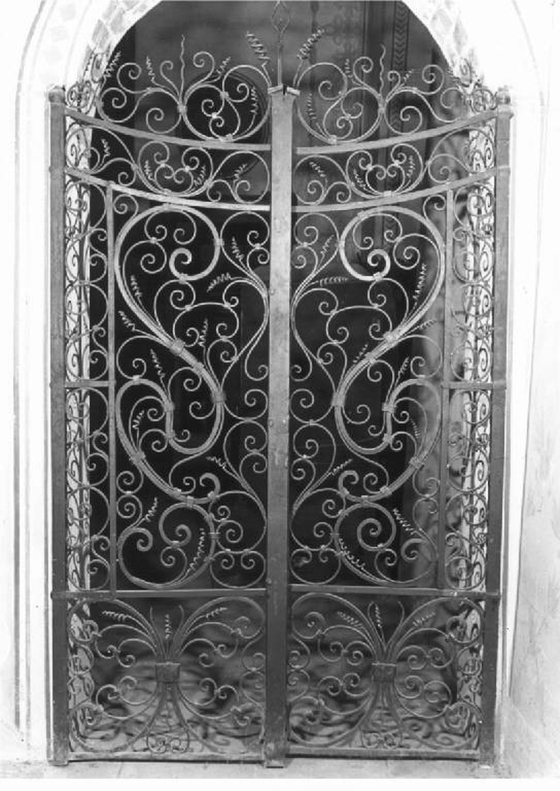 cancello, opera isolata - manifattura lombarda (sec. XVIII)