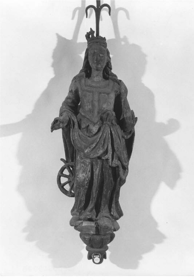 Santa Caterina d'Alessandria (statua, opera isolata) - manifattura lombarda (sec. XVII)