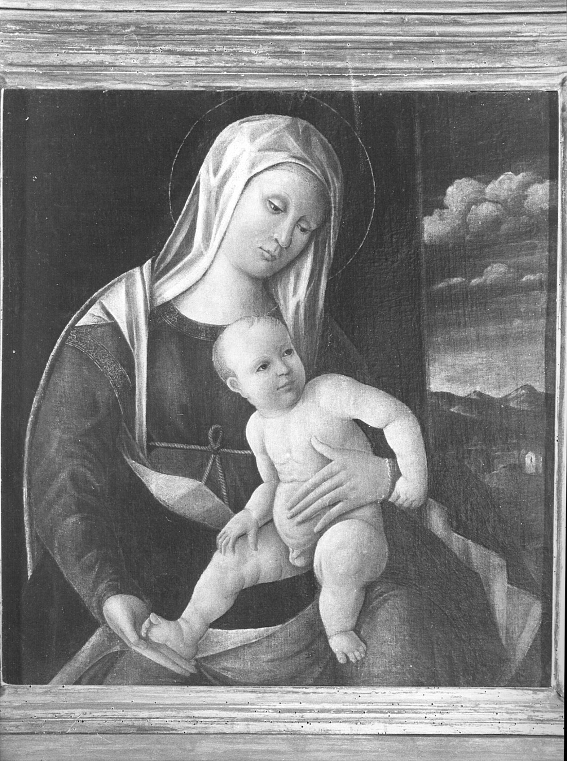 Madonna con bambino (dipinto, elemento d'insieme) di Boccaccino Boccaccio (inizio sec. XVI)