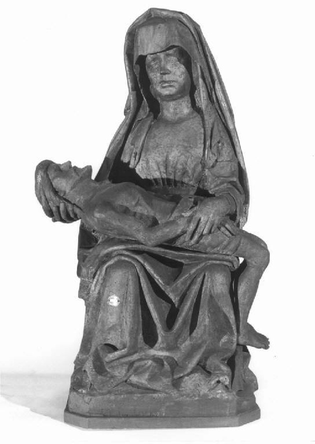 Pietà (statua, opera isolata) - ambito salisburghese (seconda metà sec. XV)
