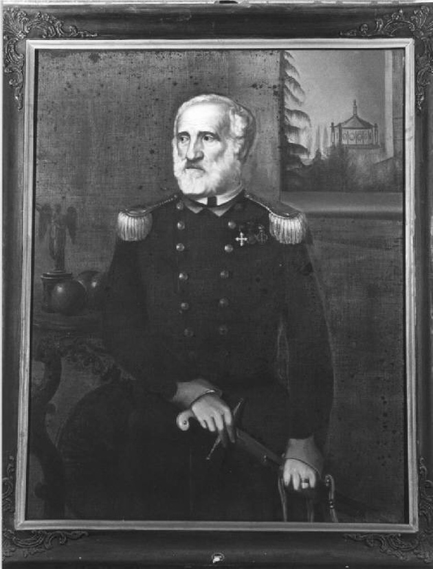 ritratto d'uomo (dipinto, opera isolata) - ambito lombardo (sec. XIX)