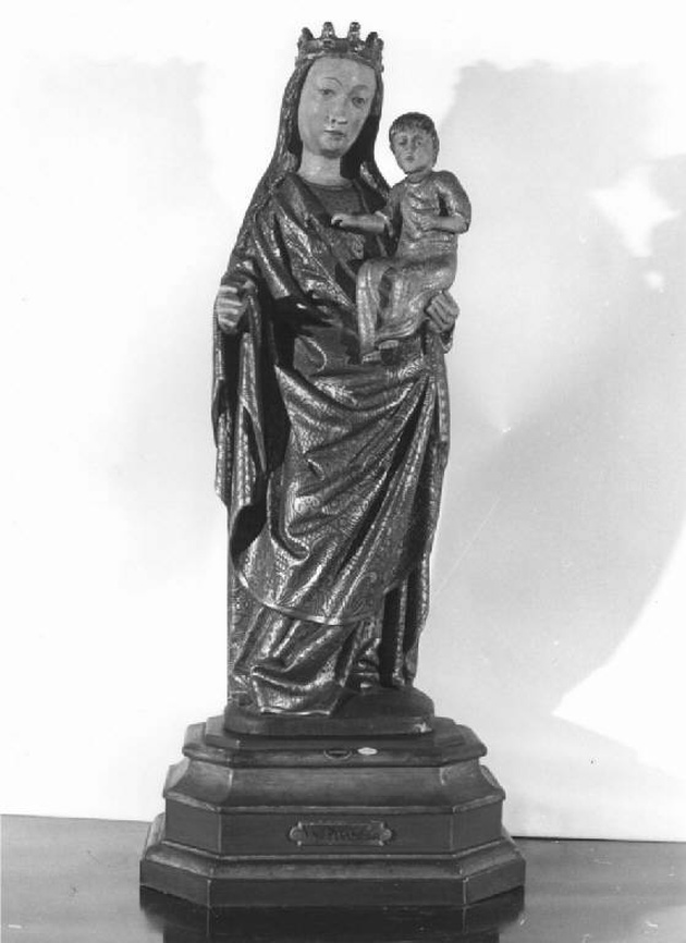 Madonna con bambino (statua, opera isolata) - produzione Italia centro-settentrionale (fine sec. XV)