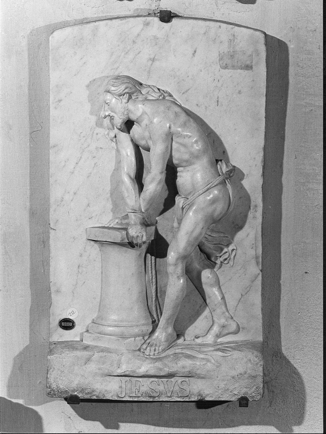 Cristo alla colonna (formella, opera isolata) - ambito veneto (metà sec. XVI)