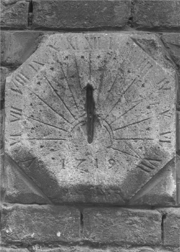 meridiana, opera isolata - manifattura lombarda (sec. XVIII)