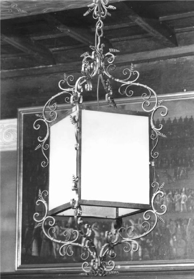 lampadario, opera isolata - produzione italiana (sec. XX)