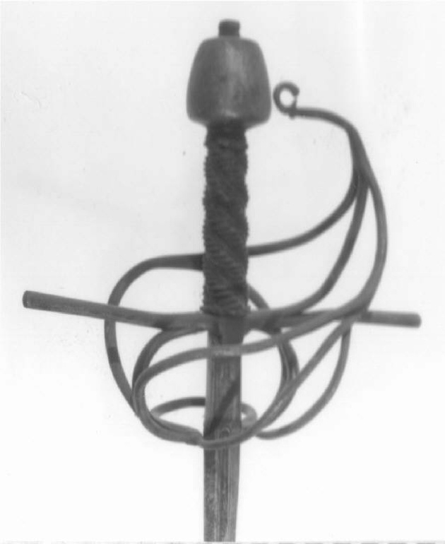 spada da lato, opera isolata - produzione Italia settentrionale (inizio sec. XVII)