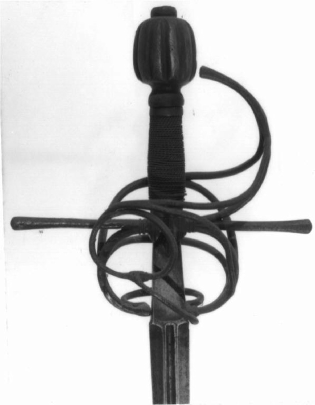 spada da lato, opera isolata - produzione Italia settentrionale (secondo quarto sec. XVII)