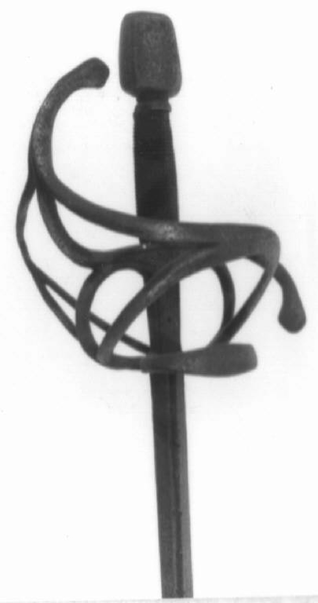 spada da lato, opera isolata - produzione tedesca (primo quarto sec. XVII)