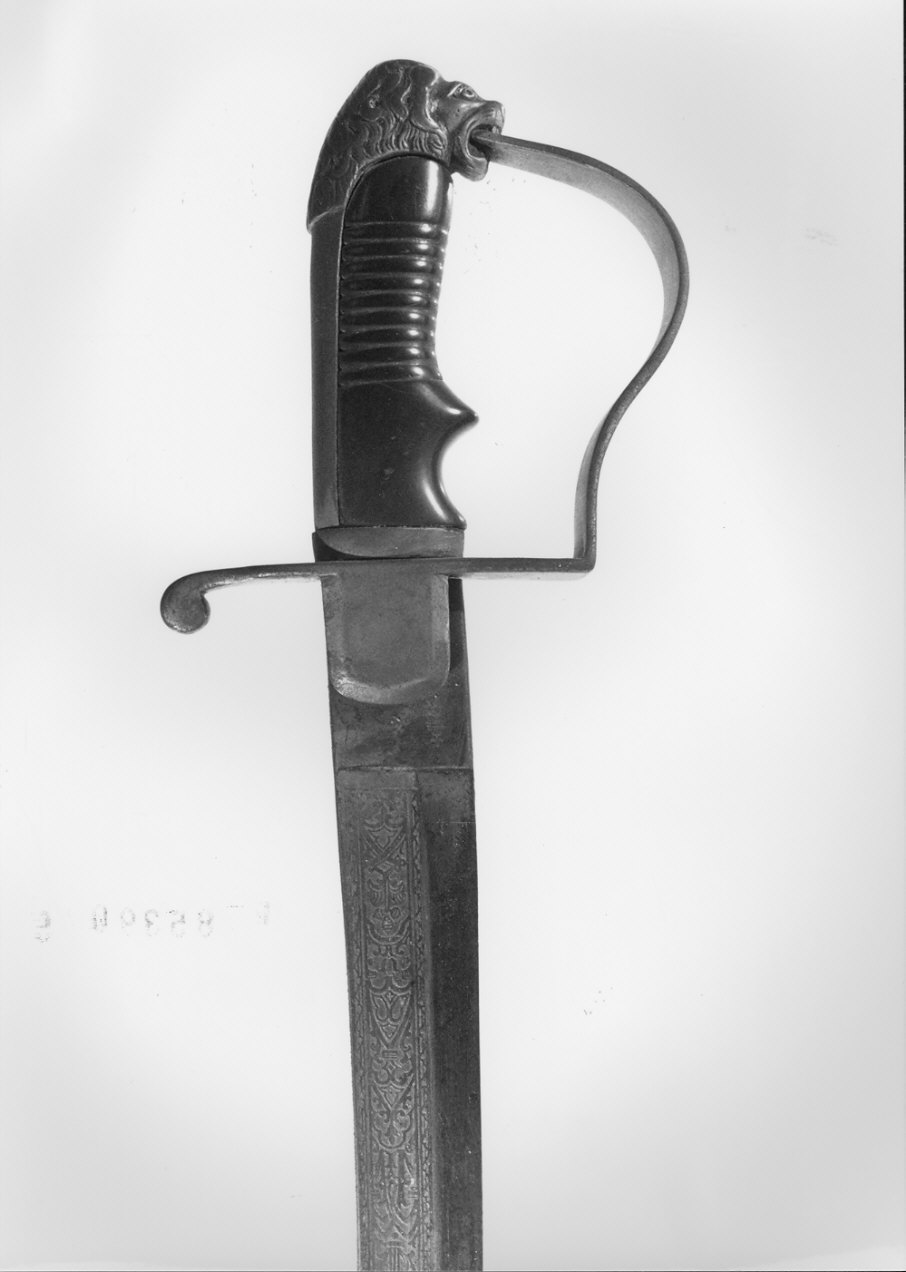 sciabola, opera isolata - produzione europea, produzione africana (fine/inizio secc. XIX/ XX)