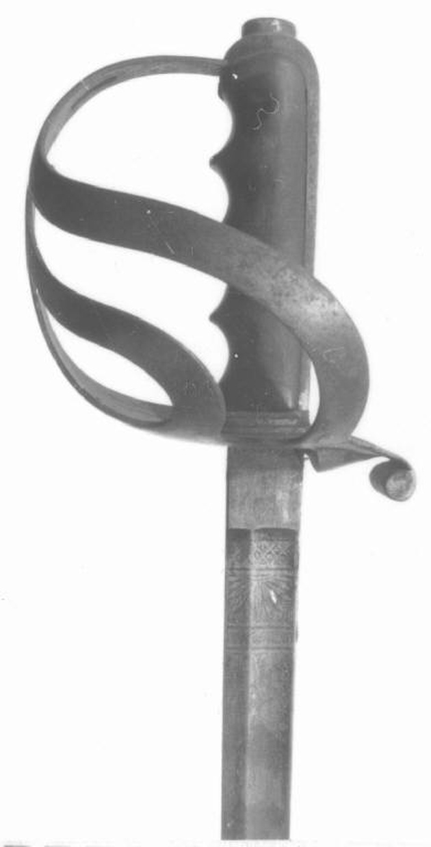 sciabola, opera isolata - produzione italiana (ultimo quarto sec. XIX)