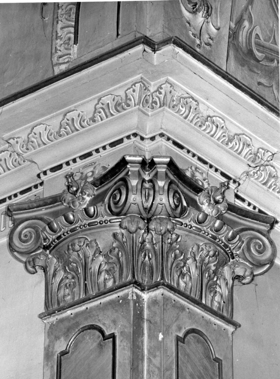 capitello composito, serie - bottega lombarda (sec. XVIII)