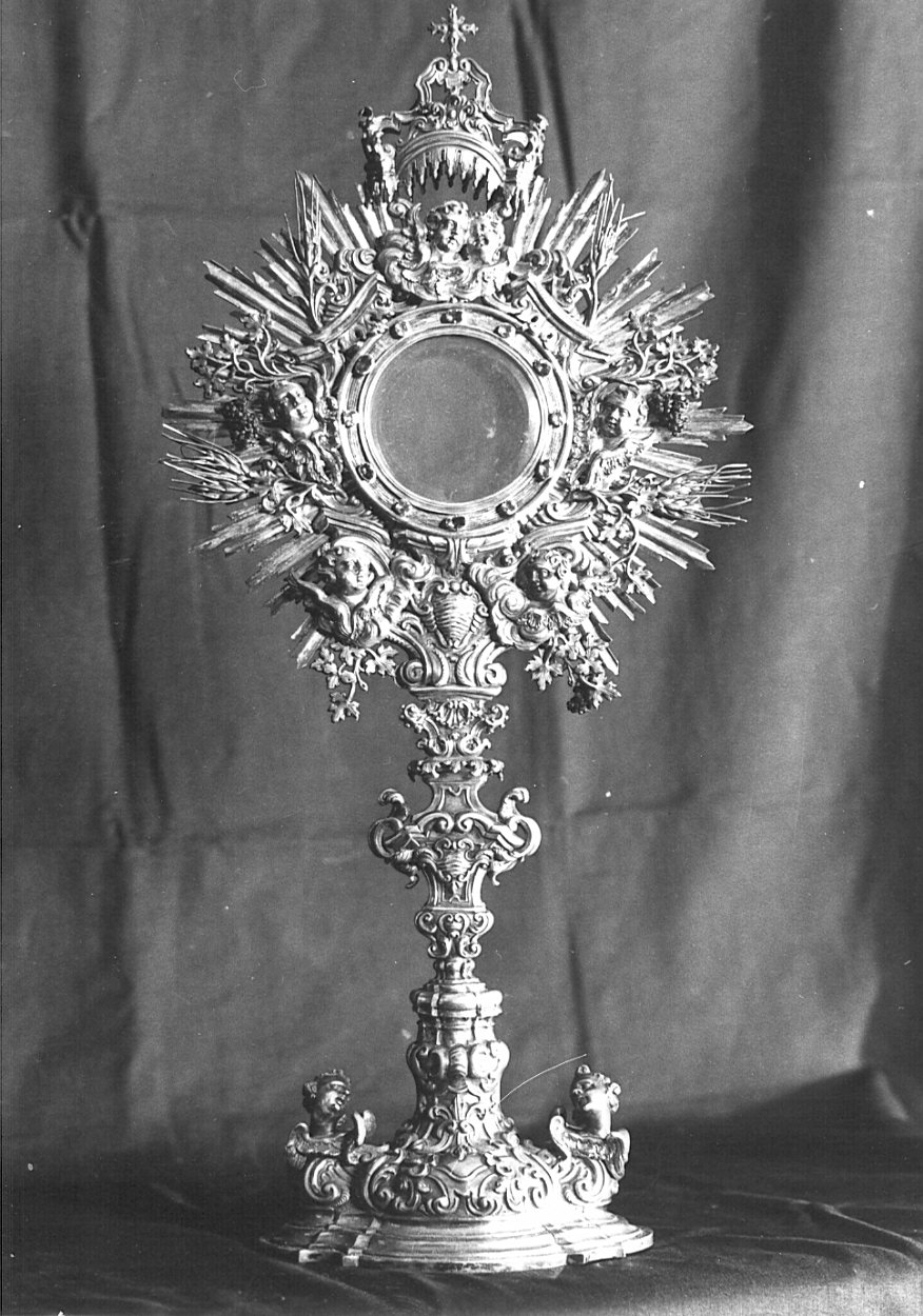 ostensorio - a raggiera, opera isolata di Ditta Bertarelli (bottega) (sec. XIX)