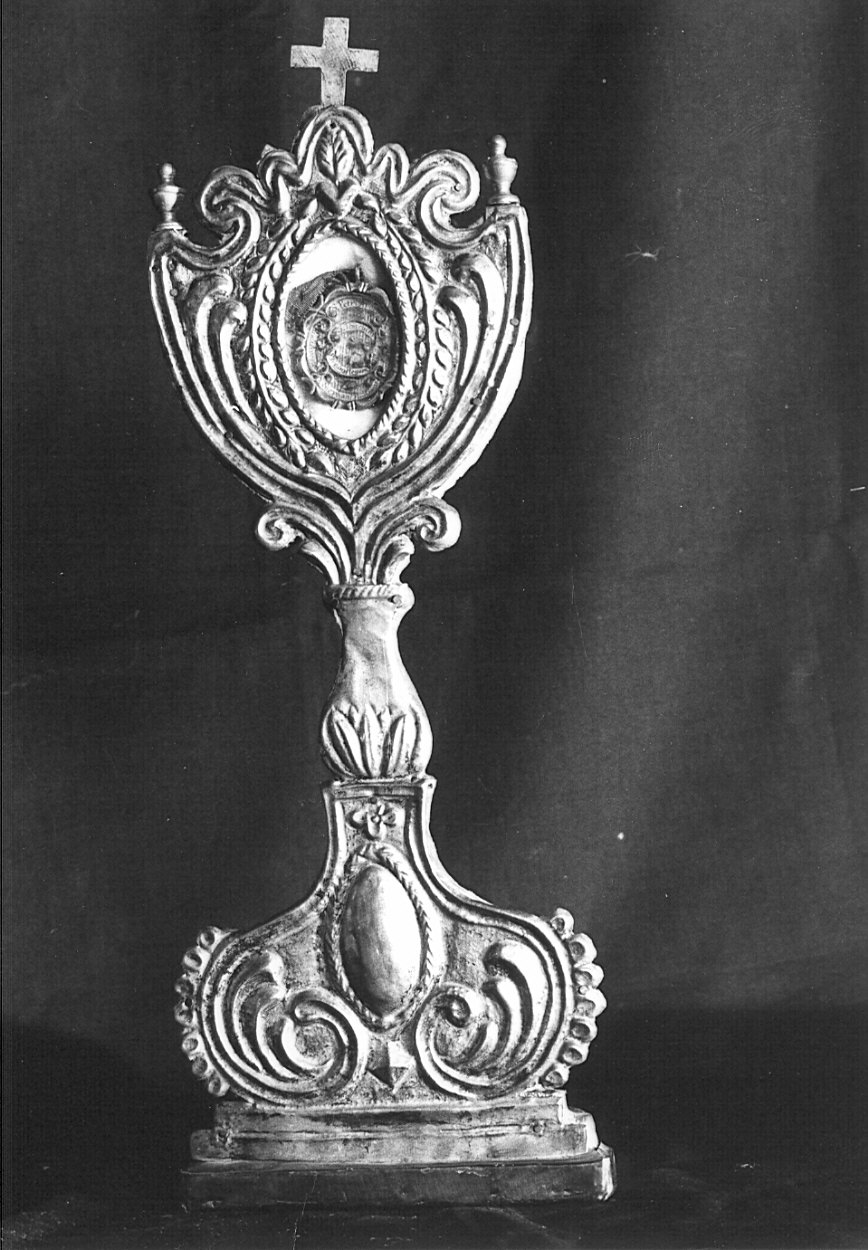 reliquiario - a ostensorio, opera isolata di Ditta Bertarelli (bottega) (fine sec. XIX)