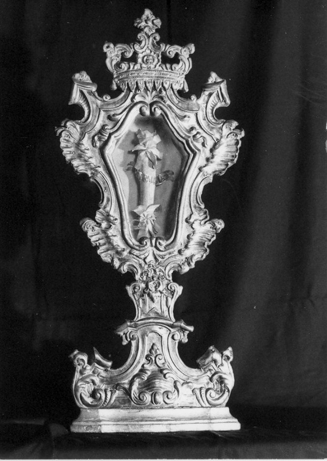 reliquiario - a ostensorio, opera isolata - bottega lombarda (sec. XVIII)