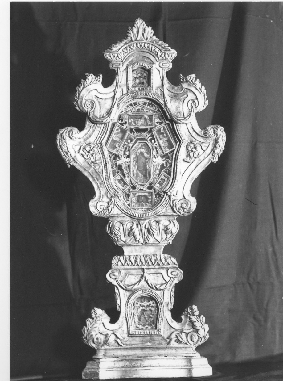 reliquiario - a ostensorio, opera isolata - bottega lombarda (fine sec. XVIII)