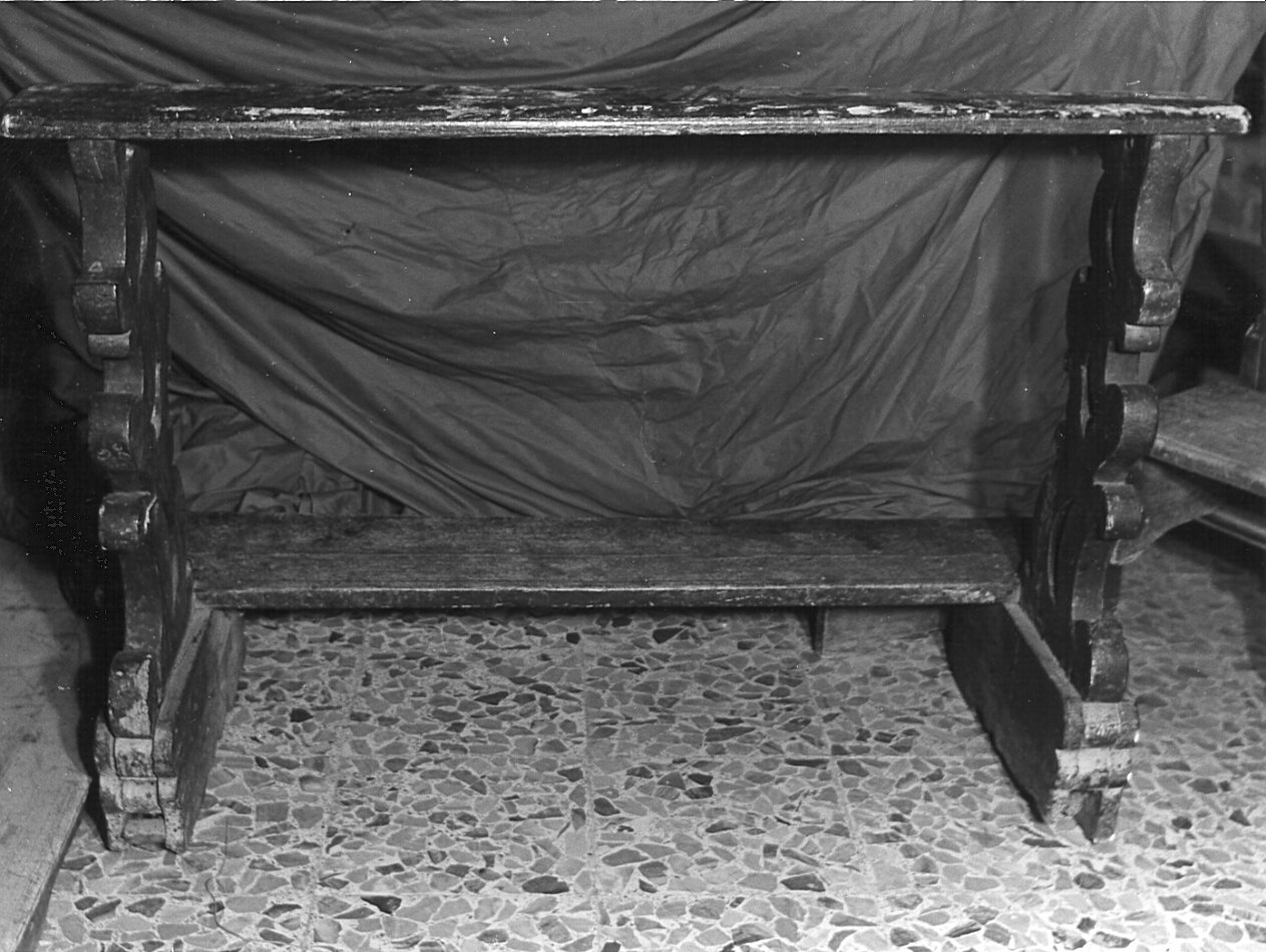 inginocchiatoio, opera isolata - bottega lombarda (sec. XVII)