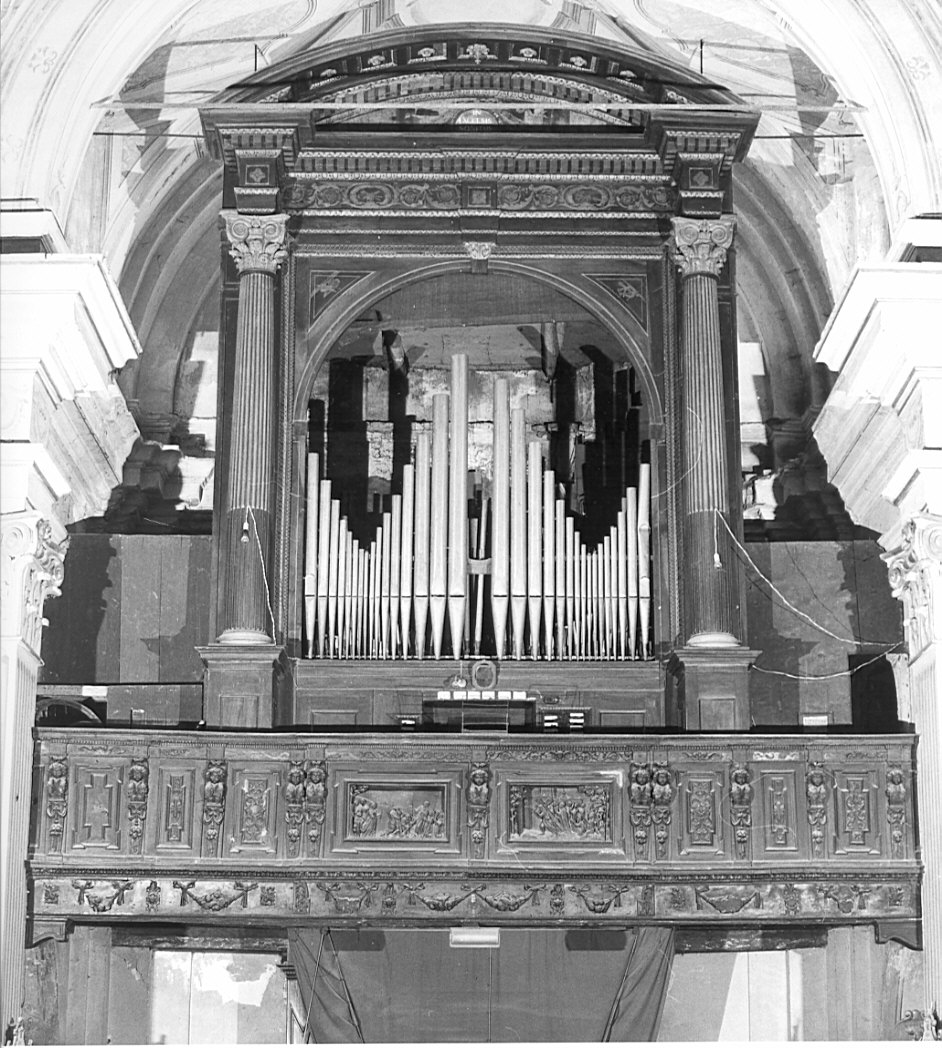 cassa d'organo, coppia - bottega lombarda (sec. XVIII, sec. XIX)