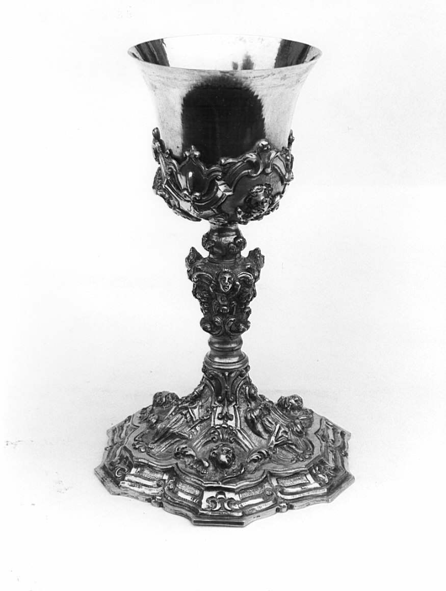 calice, opera isolata - bottega lombarda (sec. XVIII)