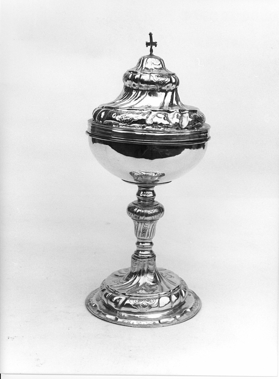 pisside, opera isolata - bottega lombarda (sec. XVIII)