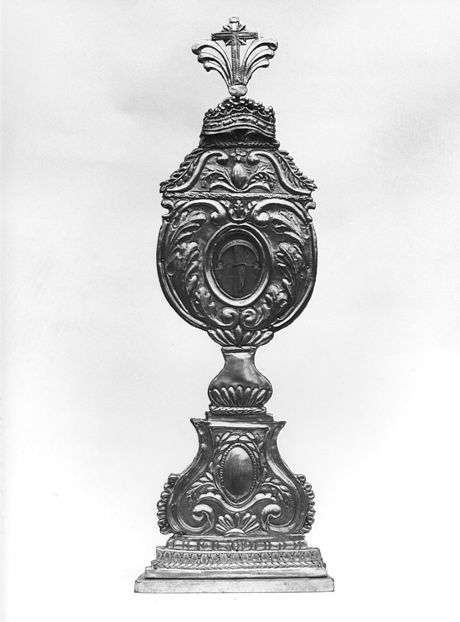 reliquiario - a ostensorio, serie - bottega lombarda (sec. XIX)