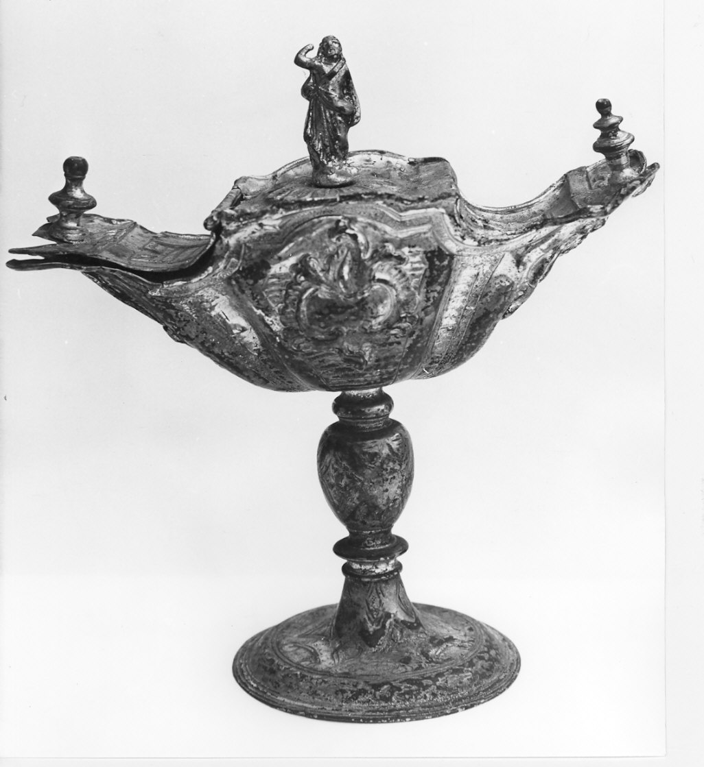 navicella portaincenso, opera isolata - bottega lombarda (sec. XVIII)