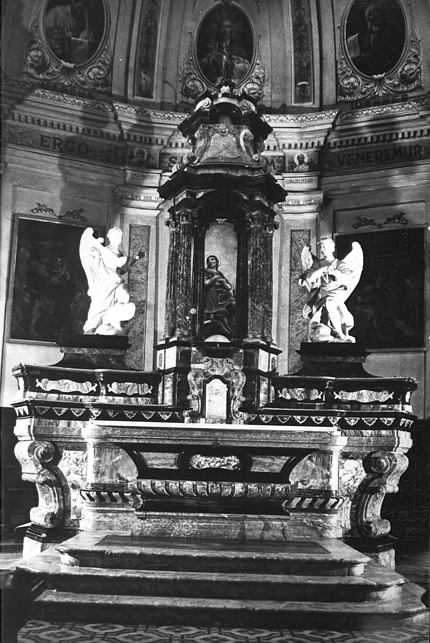 altare maggiore, opera isolata - bottega lombarda (sec. XVIII)